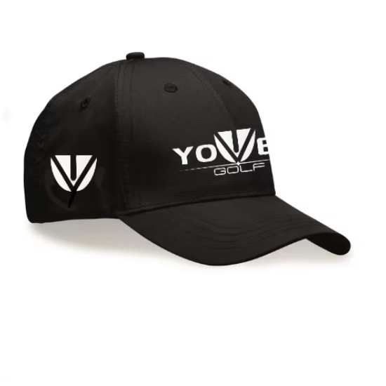 YOUVEE Players Golf Cap - Black