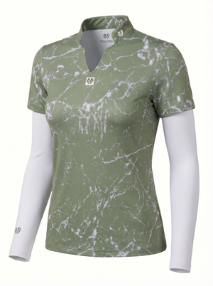 Womens Collection -KAIA RANGE- YOUVEE Elite Performance Style Cut Golf Shirt