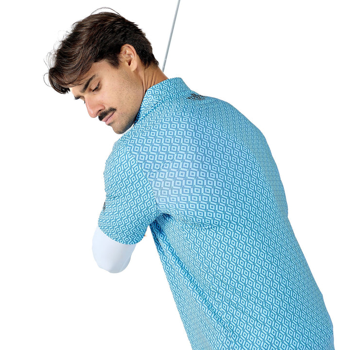 MAVERICK RANGE - YOUVEE Elite Performance Golf Shirt - Diamond Daze