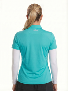 Womens Collection - HARPER RANGE - YOUVEE Elite Performance Style Cut Golf Polo - Coastal Aqua
