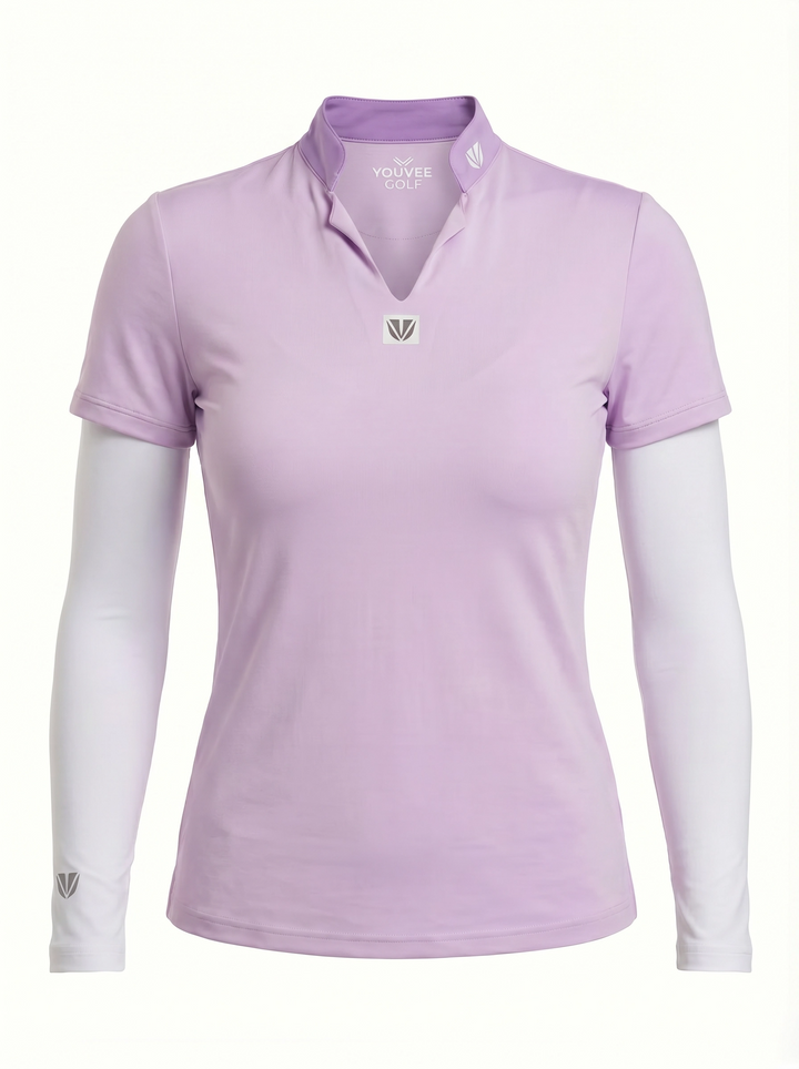 Womens Collection - HARPER RANGE - YOUVEE Elite Performance Style Cut Golf Shirt - Lavender
