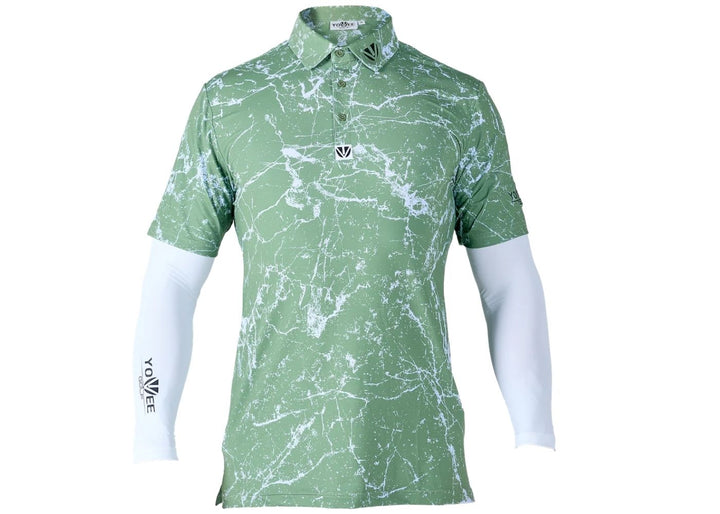 MAVERICK RANGE - YOUVEE Elite Performance Golf Shirt - Lightening Strike