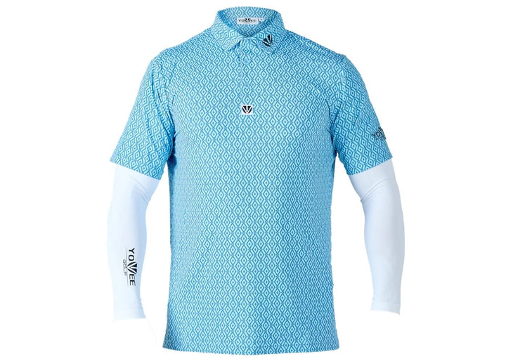 MAVERICK RANGE - YOUVEE Elite Performance Golf Shirt - Diamond Daze