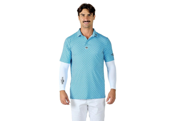 MAVERICK RANGE - YOUVEE Elite Performance Golf Shirt - Diamond Daze