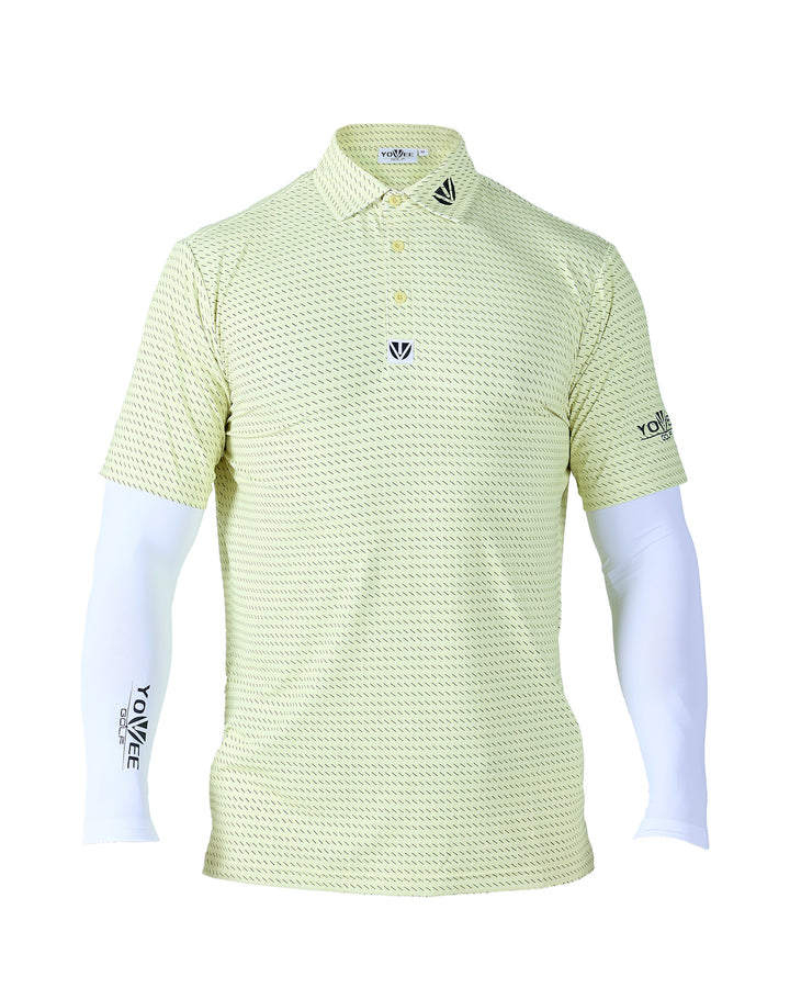 MAVERICK RANGE - YOUVEE Elite Performance Golf Shirt - Lemonchello